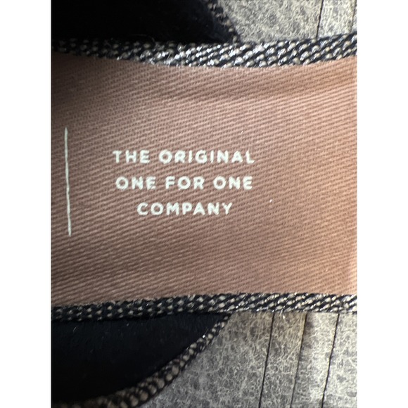 Toms Jutti D'Orsay Flats New Without Box Size 6.5 W - Black Suede With Textile - Picture 6 of 6